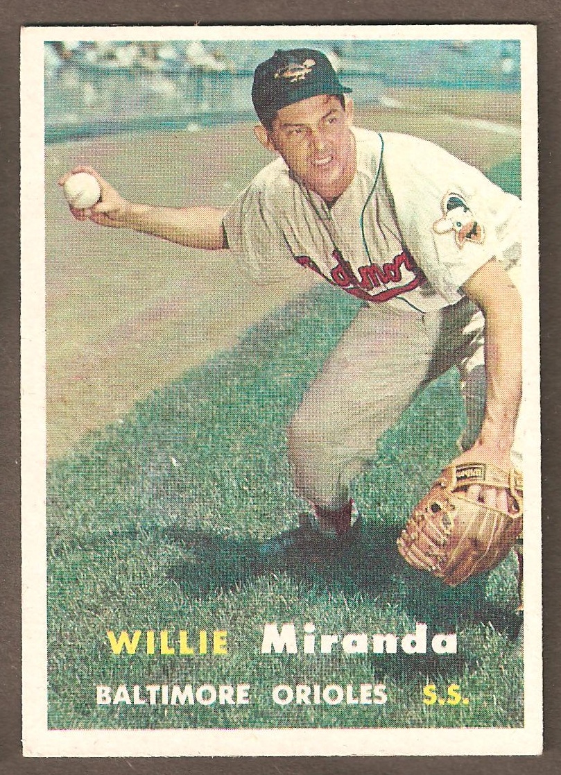 1957 Topps Willie Miranda