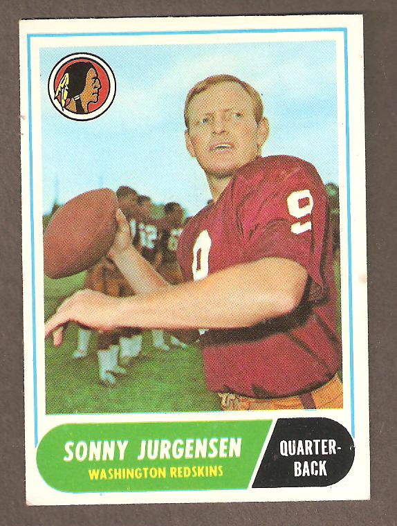 1968 Topps Sonny Jurgensen