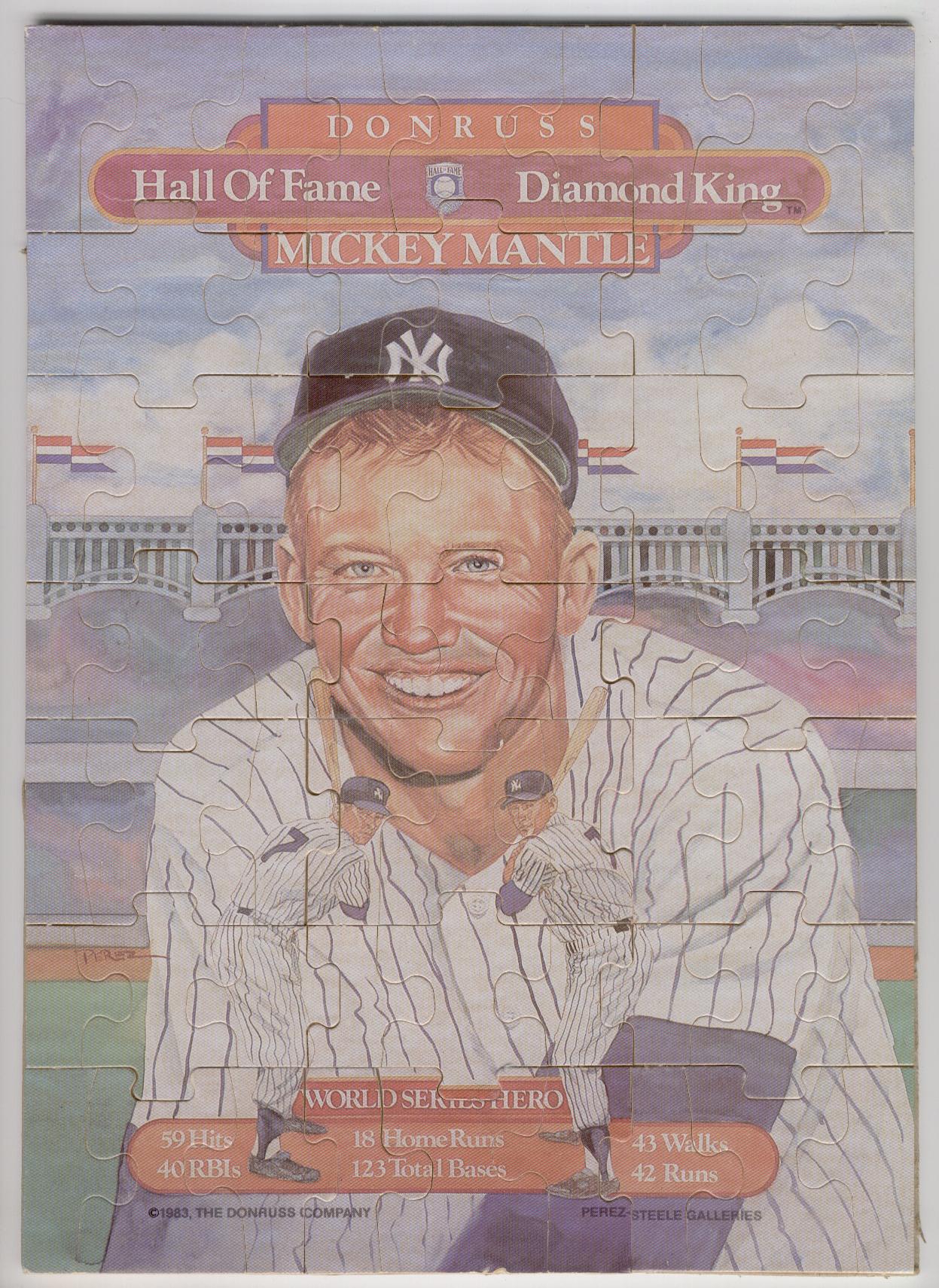 1983 Mickey Mantle Puzzle
